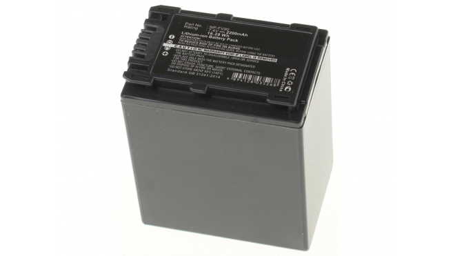 Аккумуляторные батареи для фотоаппаратов и видеокамер Sony HDR-CX350Емкость (mAh): 2200. Напряжение (V): 7,4