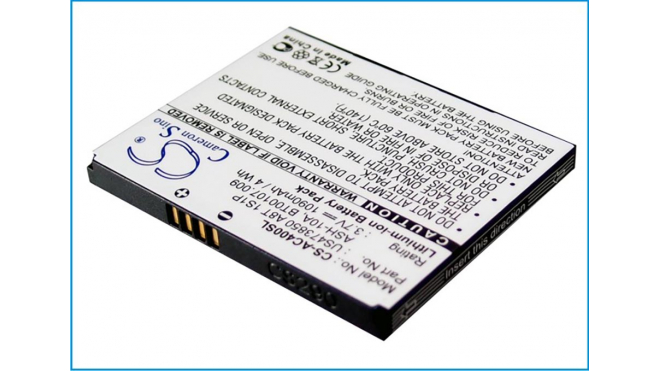 Аккумуляторная батарея BT00107.009 для телефонов, смартфонов Acer. Артикул iB-M369.Емкость (mAh): 1090. Напряжение (V): 3,7