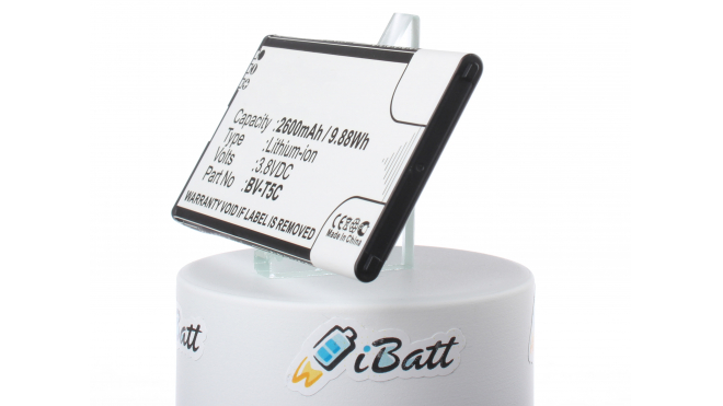 Аккумуляторная батарея iBatt iB-M2273 для телефонов, смартфонов NokiaЕмкость (mAh): 2600. Напряжение (V): 3,8