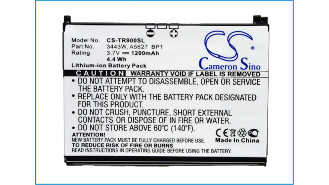 Аккумуляторная батарея 157-10119-00 для телефонов, смартфонов Palm. Артикул iB-M254.Емкость (mAh): 1200. Напряжение (V): 3,7