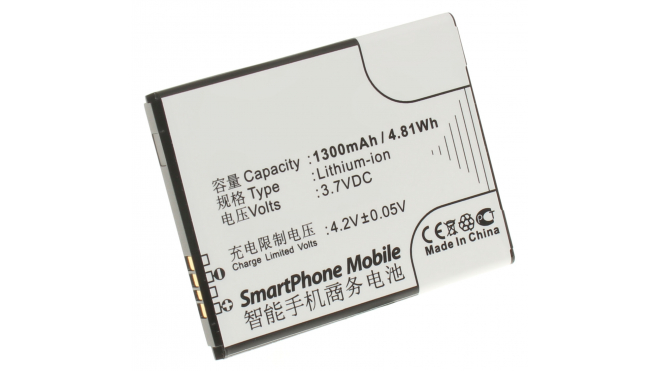 Аккумуляторная батарея CAB1400002C1 для телефонов, смартфонов Alcatel. Артикул iB-M584.Емкость (mAh): 1300. Напряжение (V): 3,7