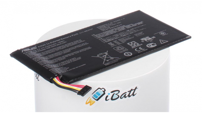 Аккумуляторная батарея для ноутбука Asus MeMO Pad Smart ME301T White. Артикул iB-A655.Емкость (mAh): 4300. Напряжение (V): 3,7
