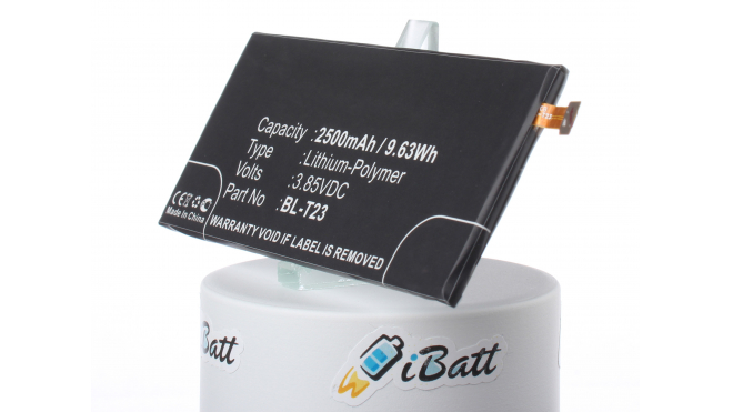 Аккумуляторная батарея iBatt iB-M2165 для телефонов, смартфонов LGЕмкость (mAh): 2500. Напряжение (V): 3,85