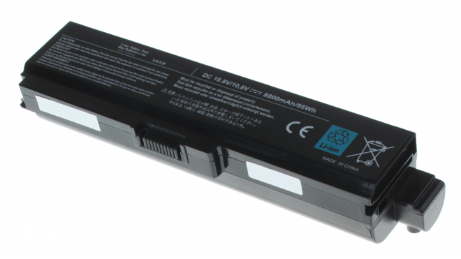 Аккумуляторная батарея для ноутбука Toshiba Satellite L635-S3015. Артикул 11-1499.Емкость (mAh): 8800. Напряжение (V): 10,8
