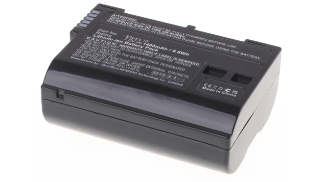 Аккумуляторная батарея iBatt iB-F504 для фотокамер и видеокамер NikonЕмкость (mAh): 1400. Напряжение (V): 7