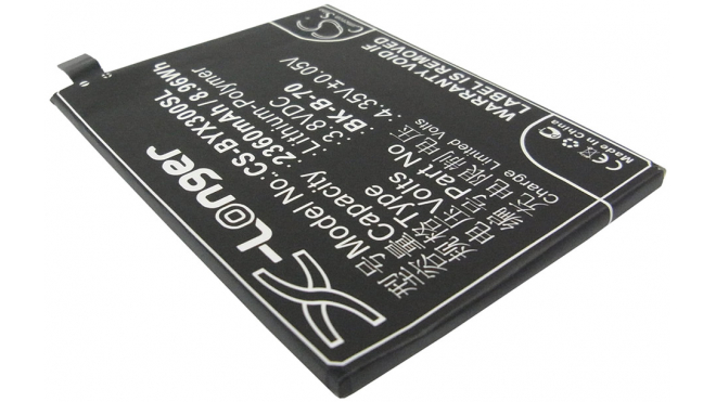 Аккумуляторная батарея iBatt iB-M1410 для телефонов, смартфонов BBKЕмкость (mAh): 2360. Напряжение (V): 3,8