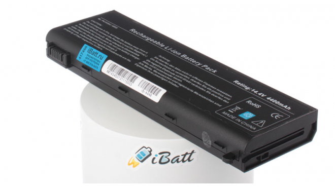 Аккумуляторная батарея iBatt iB-A448 для ноутбука ToshibaЕмкость (mAh): 4400. Напряжение (V): 14,4