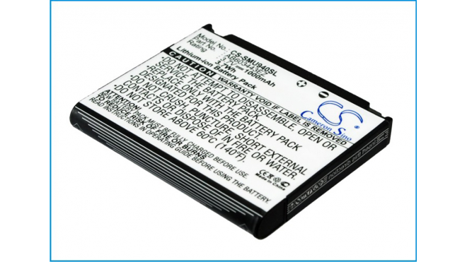 Аккумуляторная батарея для телефона, смартфона Samsung SCH-U940v. Артикул iB-M2774.Емкость (mAh): 1000. Напряжение (V): 3,7