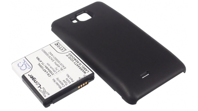 Аккумуляторная батарея для телефона, смартфона LG F120. Артикул iB-M2160.Емкость (mAh): 3100. Напряжение (V): 3,7