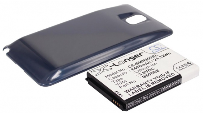 Аккумуляторная батарея для телефона, смартфона Samsung SM-N900A. Артикул iB-M583.Емкость (mAh): 6400. Напряжение (V): 3,8