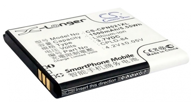Аккумуляторная батарея для телефона, смартфона Coolpad 7235. Артикул iB-M1689.Емкость (mAh): 1500. Напряжение (V): 3,7