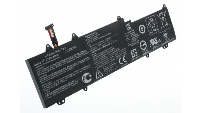 Аккумуляторная батарея для ноутбука Asus UX32LN. Артикул iB-A1151.Емкость (mAh): 4400. Напряжение (V): 11,3