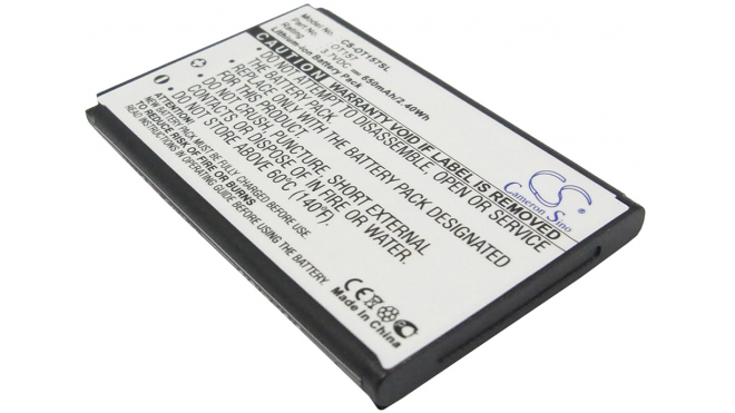Аккумуляторная батарея для телефона, смартфона Alcatel OT157. Артикул iB-M1238.Емкость (mAh): 650. Напряжение (V): 3,7