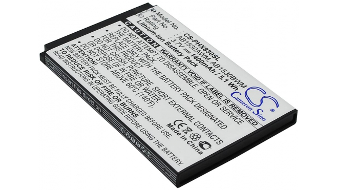 Аккумуляторная батарея для телефона, смартфона Philips Xenium X620. Артикул iB-M367.Емкость (mAh): 1400. Напряжение (V): 3,7