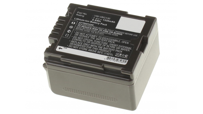 Аккумуляторные батареи для фотоаппаратов и видеокамер Panasonic SDR-H80AЕмкость (mAh): 1320. Напряжение (V): 7,4
