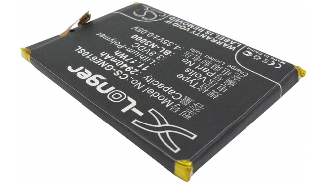 Аккумуляторная батарея iBatt iB-M1552 для телефонов, смартфонов GioneeЕмкость (mAh): 2940. Напряжение (V): 3,8