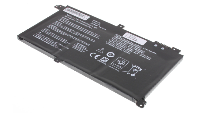 Аккумуляторная батарея для ноутбука Asus VivoBook S430UA. Артикул iB-A1705.Емкость (mAh): 3600. Напряжение (V): 11,4