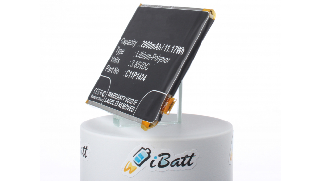 Аккумуляторная батарея iBatt iB-M1324 для телефонов, смартфонов AsusЕмкость (mAh): 2900. Напряжение (V): 3,85