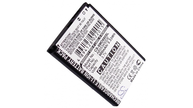Аккумуляторная батарея для телефона, смартфона Samsung SGH-D988. Артикул iB-M1000.Емкость (mAh): 900. Напряжение (V): 3,7