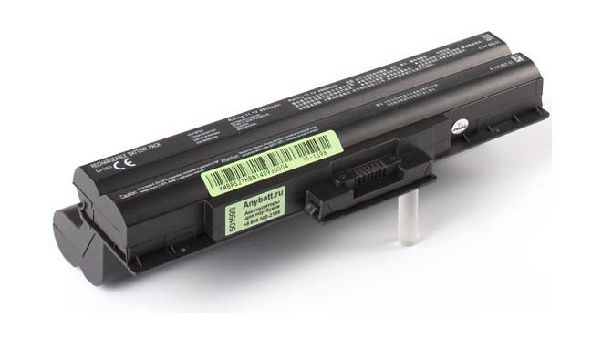 Аккумуляторная батарея для ноутбука Sony VAIO PCG-21313L. Артикул 11-1598.Емкость (mAh): 8800. Напряжение (V): 11,1