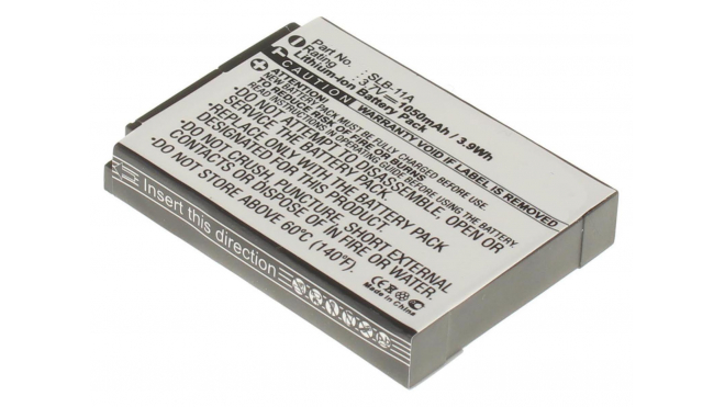 Аккумуляторные батареи для фотоаппаратов и видеокамер Samsung Digimax ST1000Емкость (mAh): 1050. Напряжение (V): 3,7