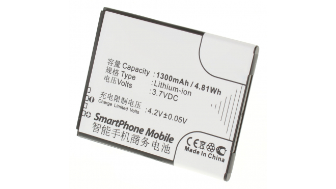 Аккумуляторная батарея для телефона, смартфона Alcatel One Touch Pixi 3 4.5. Артикул iB-M584.Емкость (mAh): 1300. Напряжение (V): 3,7
