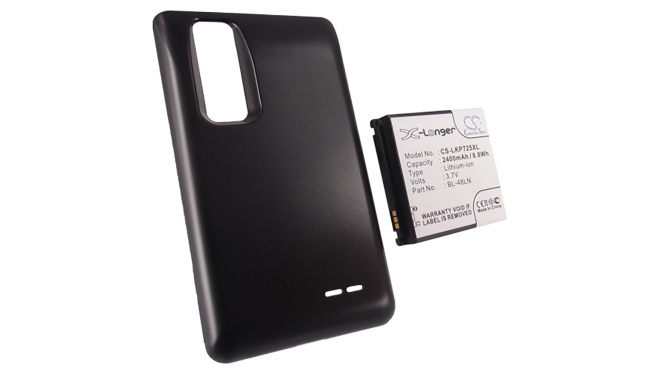 Аккумуляторная батарея для телефона, смартфона LG P720 Optimus 3D Max. Артикул iB-M436.Емкость (mAh): 2400. Напряжение (V): 3,7