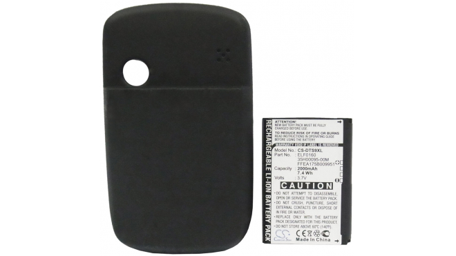 Аккумуляторная батарея ELF0160 для телефонов, смартфонов Sprint. Артикул iB-M1174.Емкость (mAh): 2000. Напряжение (V): 3,7