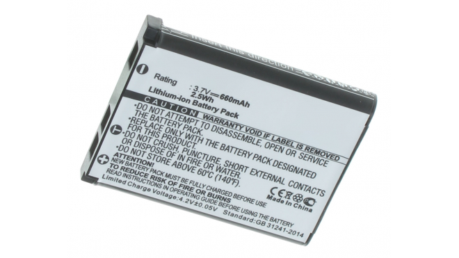 Аккумуляторная батарея BP-DC17 для фотоаппаратов и видеокамер Praktica. Артикул iB-F480.Емкость (mAh): 660. Напряжение (V): 3,7