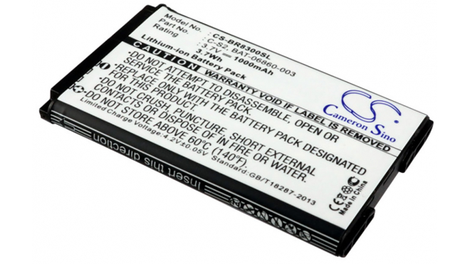 Аккумуляторная батарея iBatt iB-M1434 для телефонов, смартфонов BlackberryЕмкость (mAh): 1000. Напряжение (V): 3,7