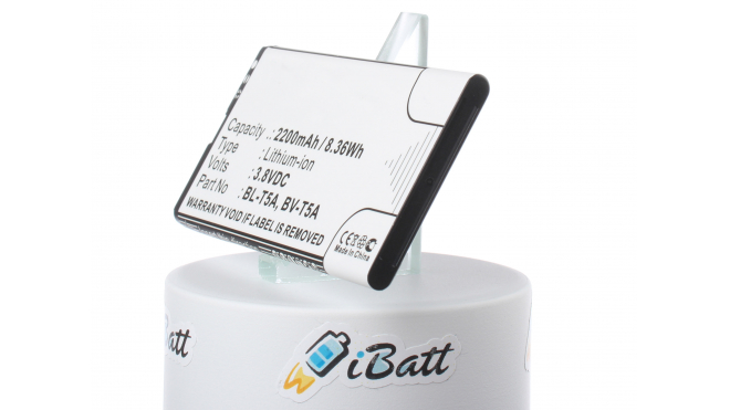 Аккумуляторная батарея iBatt iB-M2265 для телефонов, смартфонов MicrosoftЕмкость (mAh): 2200. Напряжение (V): 3,8