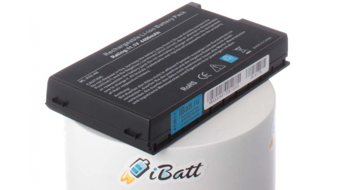 Аккумуляторная батарея для ноутбука Asus N81VF. Артикул iB-A176.Емкость (mAh): 4400. Напряжение (V): 11,1