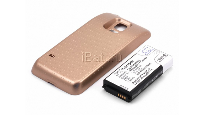 Аккумуляторная батарея для телефона, смартфона Samsung SM-G800H Galaxy S5 Mini. Артикул iB-M765.Емкость (mAh): 3800. Напряжение (V): 3,7