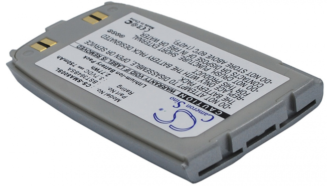 Аккумуляторная батарея CS-SMA800SL для телефонов, смартфонов Samsung. Артикул iB-M258.Емкость (mAh): 750. Напряжение (V): 3,7