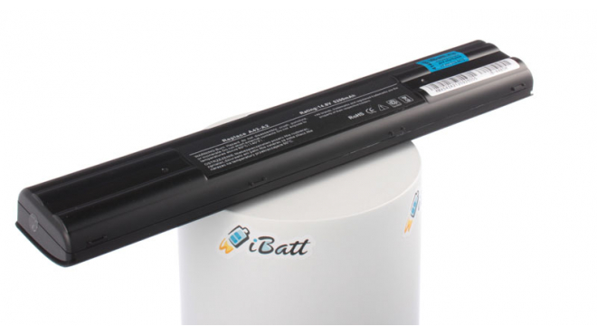 Аккумуляторная батарея iBatt iB-A480H для ноутбука AsusЕмкость (mAh): 5200. Напряжение (V): 14,8