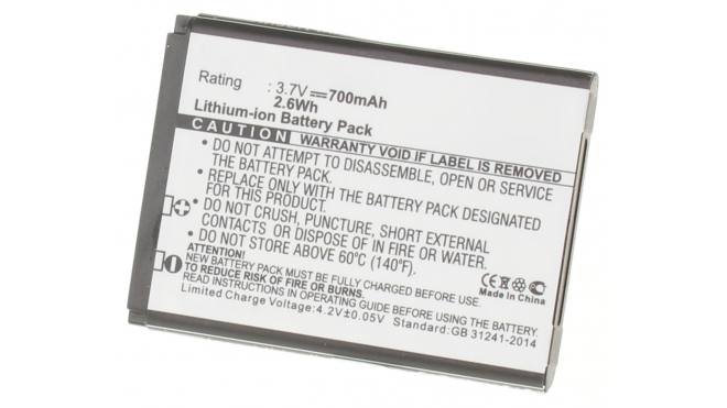 Аккумуляторная батарея iBatt iB-M445 для телефонов, смартфонов T-MobileЕмкость (mAh): 700. Напряжение (V): 3,7