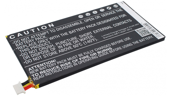 Аккумуляторная батарея для телефона, смартфона Verizon Ellipsis MV7A. Артикул iB-M2927.Емкость (mAh): 4000. Напряжение (V): 3,7