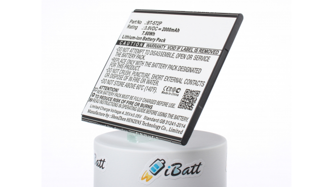Аккумуляторная батарея iBatt iB-M2086 для телефонов, смартфонов LeagooЕмкость (mAh): 2000. Напряжение (V): 3,8