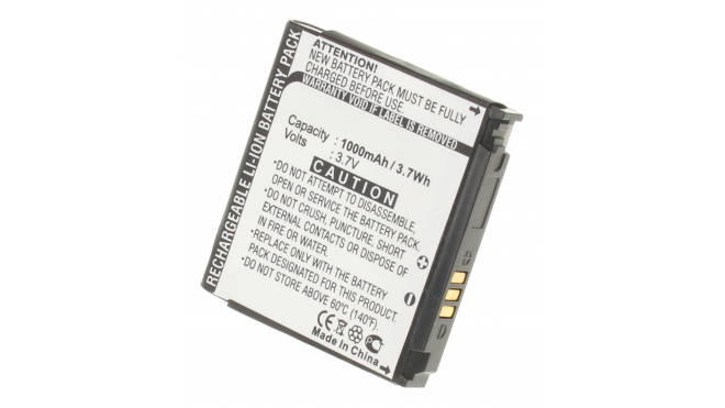 Аккумуляторная батарея для телефона, смартфона Samsung SGH-M8800 PIXON. Артикул iB-M282.Емкость (mAh): 1000. Напряжение (V): 3,7
