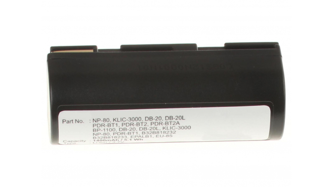 Аккумуляторная батарея DB-20 для фотоаппаратов и видеокамер Kodak. Артикул iB-F379.Емкость (mAh): 1400. Напряжение (V): 3,7