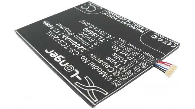 Аккумуляторная батарея iBatt iB-M1125 для телефонов, смартфонов AlcatelЕмкость (mAh): 3200. Напряжение (V): 3,8