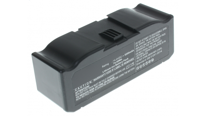 Аккумуляторная батарея для пылесоса iRobot Roomba e5154. Артикул iB-T965.Емкость (mAh): 5200. Напряжение (V): 14,4