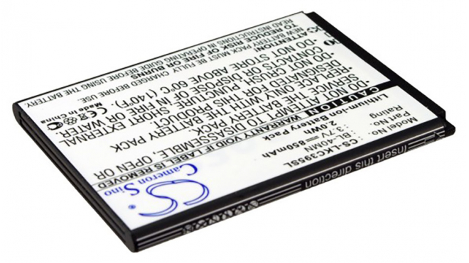 Аккумуляторная батарея для телефона, смартфона LG UN280. Артикул iB-M1350.Емкость (mAh): 850. Напряжение (V): 3,7