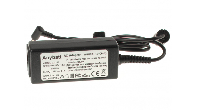 Блок питания (адаптер питания) для ноутбука Asus Eee PC 1101. Артикул 22-101. Напряжение (V): 19