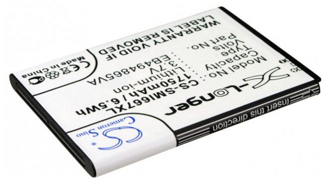 Аккумуляторная батарея iBatt iB-M2678 для телефонов, смартфонов SamsungЕмкость (mAh): 1750. Напряжение (V): 3,7
