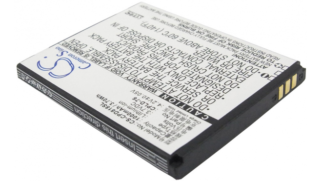 Аккумуляторная батарея CPLD-76 для телефонов, смартфонов Coolpad. Артикул iB-M1685.Емкость (mAh): 1000. Напряжение (V): 3,7