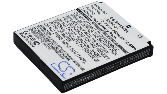 Аккумуляторная батарея SHBCD1 для телефонов, смартфонов Sharp. Артикул iB-M2837.Емкость (mAh): 700. Напряжение (V): 3,7