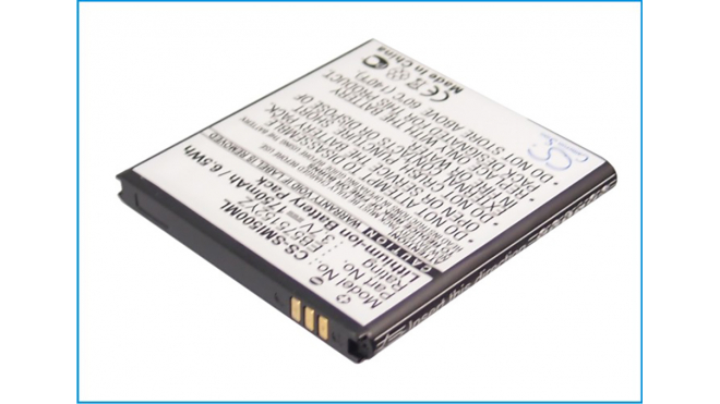 Аккумуляторная батарея для телефона, смартфона Samsung SCH-i500S. Артикул iB-M2787.Емкость (mAh): 1750. Напряжение (V): 3,7