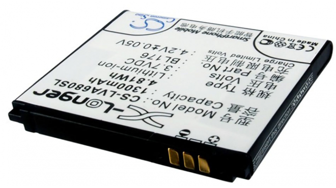 Аккумуляторная батарея iBatt iB-M1838 для телефонов, смартфонов LenovoЕмкость (mAh): 1300. Напряжение (V): 3,7