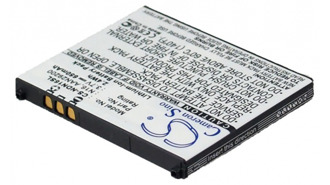 Аккумуляторная батарея для телефона, смартфона NTT DoCoMo N-07A. Артикул iB-M2382.Емкость (mAh): 650. Напряжение (V): 3,7